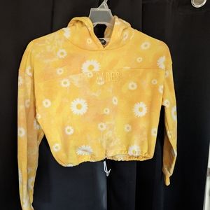 Crop daisy hoodie
